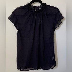 Express Blouse Navy Blue Size M